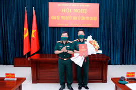 Quân đoàn 3 trao các quyết định về công tác cán bộ