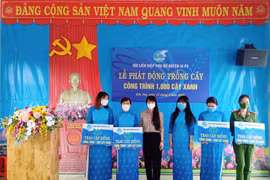 Ia Pa phát động trồng cây xanh