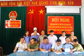 An Khê: Ký kết quy chế phối hợp liên ngành nội chính năm 2022