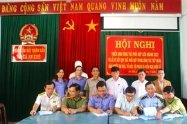 An Khê: Ký kết quy chế phối hợp liên ngành nội chính năm 2022
