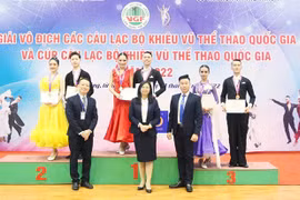 Gia Lai giành huy chương đồng Giải Cúp Câu lạc bộ Khiêu vũ thể thao quốc gia