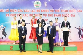 Gia Lai giành huy chương đồng Giải Cúp Câu lạc bộ Khiêu vũ thể thao quốc gia