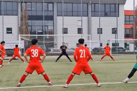 U.17 Việt Nam đọ tài tuyển thủ U.16 Đức