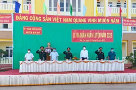 Gia Lai: Các đơn vị ra quân huấn luyện năm 2022