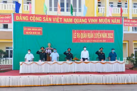 Gia Lai: Các đơn vị ra quân huấn luyện năm 2022