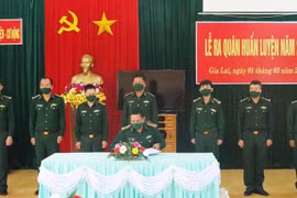 Tiểu đoàn Huấn luyện-Cơ động phát động đợt thi đua huấn luyện năm 2022