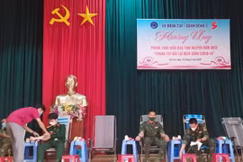 Hơn 150 cán bộ, chiến sĩ Lữ đoàn Pháo phòng không 234 tham gia hiến máu tình nguyện