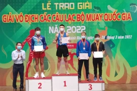 Gia Lai: Võ sĩ Nguyễn Văn Phúc giành huy chương bạc tại Giải Muay Quốc gia