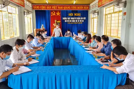 Thường trực Thành ủy Pleiku làm việc với Ban Chấp hành Đảng bộ xã Trà Đa