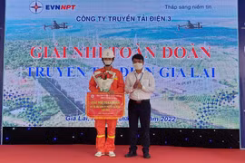 Truyền tải điện Gia Lai giành giải nhì tại Hội thi ứng dụng thiết bị bay không người lái