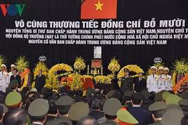 Cử hành trọng thể Lễ truy điệu nguyên Tổng Bí thư Đỗ Mười
