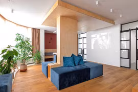 Ngôi nhà có phòng khách giống rạp chiếu phim