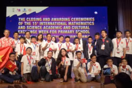 Học sinh Việt Nam giành 8 HCV kỳ thi Toán và Khoa học quốc tế