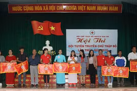 Đak Pơ thi "Đội tuyên truyền Chữ thập đỏ" lần thứ I