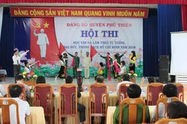 Hội thi học tập và làm theo tư tưởng, đạo đức, phong cách HCM