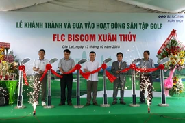 Khai trương Sân tập Golf FLC Biscom Xuân Thủy