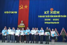 Chư Pưh: Kỷ niệm 70 năm ngày truyền thống Ngành Kiểm tra Đảng