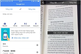 Google dịch cập nhật tiếng Việt vào tính năng dịch qua camera
