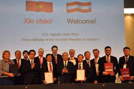 Thủ tướng: Việt Nam ký nhiều hiệp định TM,cơ hội cho các DN Áo