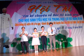 Đak Đoa: Trao giải Hội thi "Em kể chuyện về Bác Hồ kính yêu"