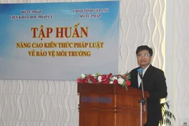 Tập huấn nâng cao kiến thức pháp luật về bảo vệ môi trường