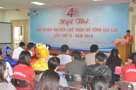 Hội thi "Đội tuyên truyền Chữ thập đỏ" Gia Lai lần 2 năm 2018