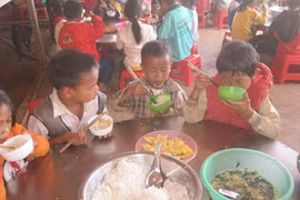Cải thiện bữa cơm cho học sinh bán trú