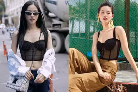 Street style phóng khoáng của Khánh Linh The Face