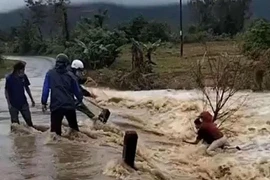 Đắk Lắk: Người phụ nữ bị lũ cuốn, bám được gốc cây thoát chết