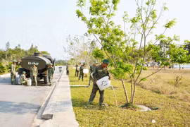 Sư đoàn Bộ binh 2 thực hiện doanh trại xanh-sạch-đẹp