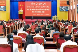 Gia Lai: Hội nghị cán bộ toàn tỉnh học tập, quán triệt các văn bản của Đảng