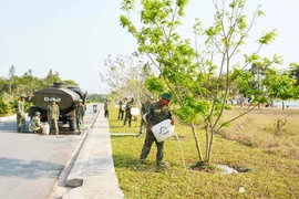 Sư đoàn Bộ binh 2 thực hiện doanh trại xanh-sạch-đẹp