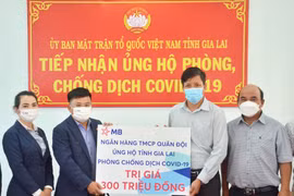 Gia Lai: Tiếp nhận 300 triệu đồng ủng hộ công tác phòng-chống dịch Covid-19