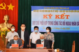 Ký kết quy chế phối hợp trong công tác đối ngoại nhân dân