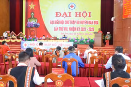 Đak Đoa: Đại hội đại biểu Hội Chữ thập đỏ huyện khóa VIII