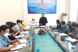 Khối thi đua số 1 Công đoàn Viên chức tỉnh Gia Lai tổng kết hoạt động năm 2021