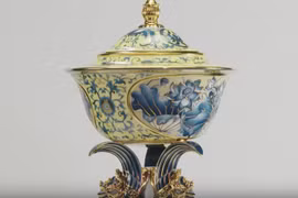 Tuyệt tác chén ngọc nạm vàng tặng lãnh đạo APEC