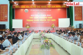 Hội thảo "Tây Sơn Thượng đạo trong khởi nghĩa Tây Sơn"