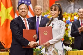 Việt - Mỹ ký loạt thỏa thuận thương mại trị giá 12 tỷ USD