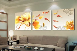 Những điều cần lưu ý trong phong thủy tranh treo phòng khách