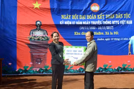 Xã Ia Pết tổ chức Ngày hội Đại đoàn kết dân tộc 2017