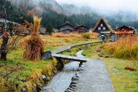 Ngôi làng như bước ra từ cổ tích ở Nhật