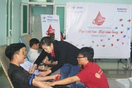 Tuổi trẻ Điện lực Gia Lai tham gia Tuần lễ hồng EVN