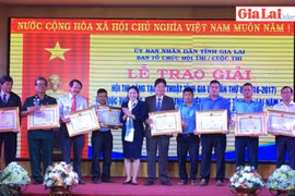 Trao giải Hội thi sáng tạo kỹ thuật tỉnh Gia Lai lần thứ 8