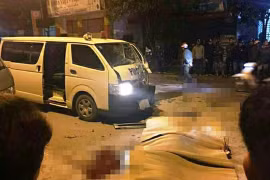 Xe biển xanh 80A lấn làn, tông chết 2 thanh niên đi xe máy