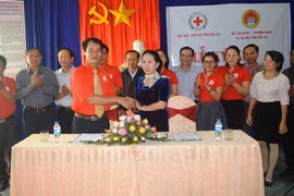 Ký kết chương trình phối hợp trong công tác nhân đạo