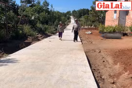 Người dân thôn Đại An 1 đồng lòng hiến đất làm đường