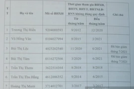 TT-Huế: Phát hiện doanh nghiệp đưa nhiều người tham gia bảo hiểm sai đối tượng, trục lợi hàng trăm triệu đồng