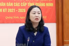 Bà Vi Ngọc Bích được bầu giữ chức Phó Chủ tịch HĐND tỉnh Quảng Ninh