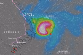 Bão số 9 giật trên cấp 17, cách Bình Định - Phú Yên khoảng 230km